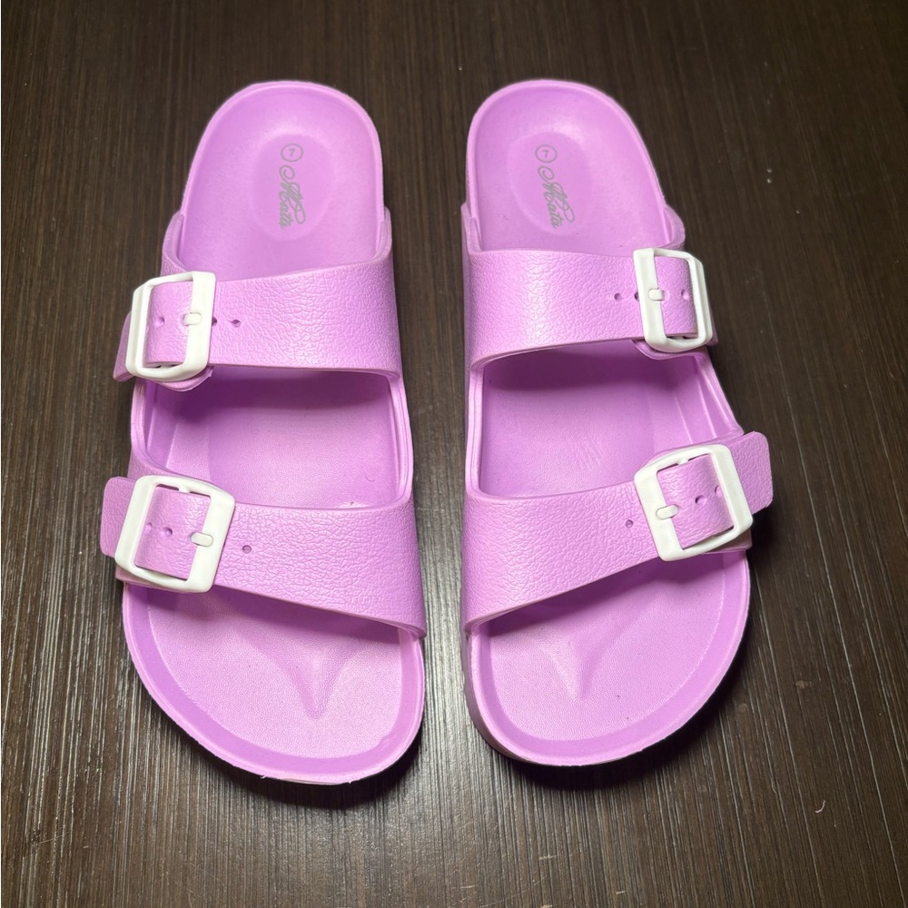 Dolls Kill Lavender Slip On Sandals